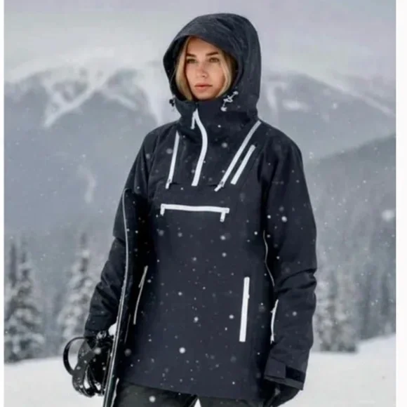 FP Movement Free People Blizzard Bliss Ski Jacket Hooded Snowboarding XS coat - Picture 3 of 8